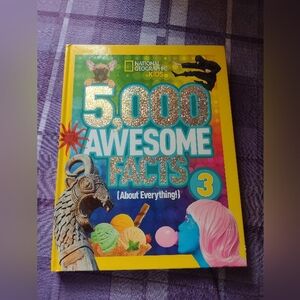 5000 Awesome Facts About Everything 3 National Geographic Kids Hardcover Book